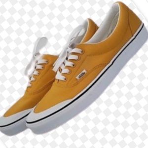 >💙ERA TC MANGO MOJITO (YELLOW) TRUE WHITE RUBBER TOE CAP BRAND NEW VANS MEN 12